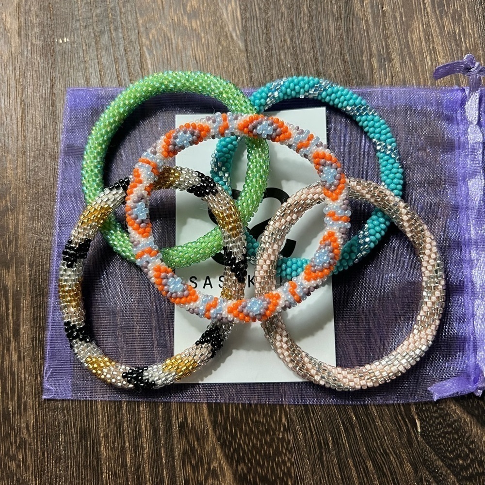 Sashka Co Beaded Bracelets Set of 5 B20
